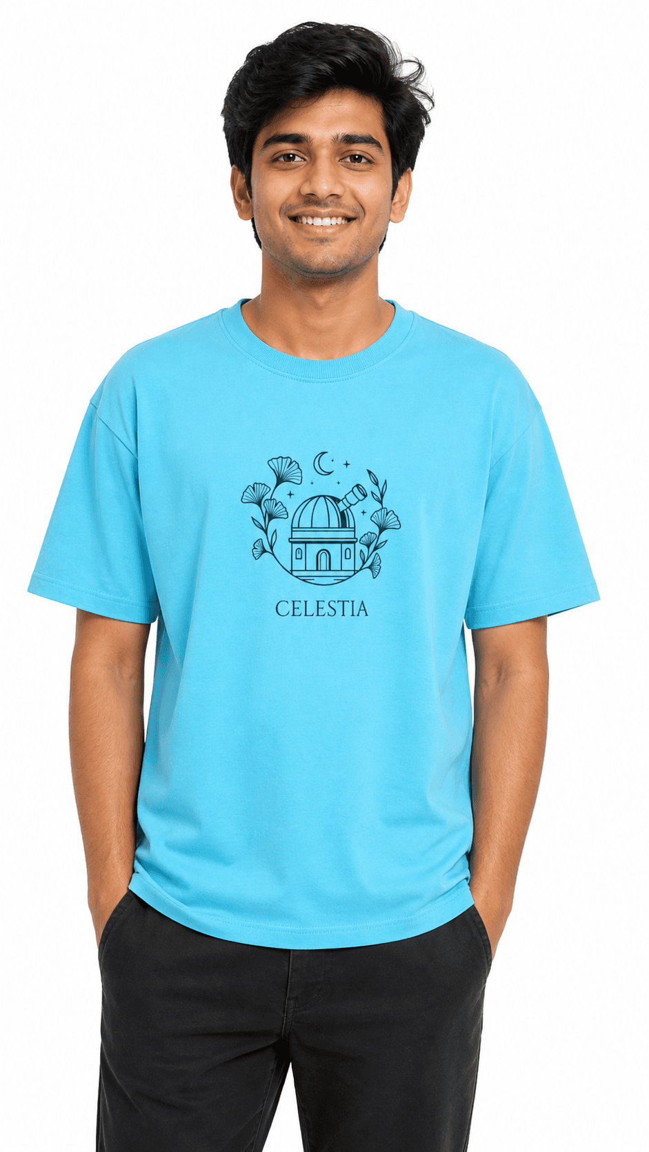 Rebel Stich Celestia Skullscape Oversized Tee