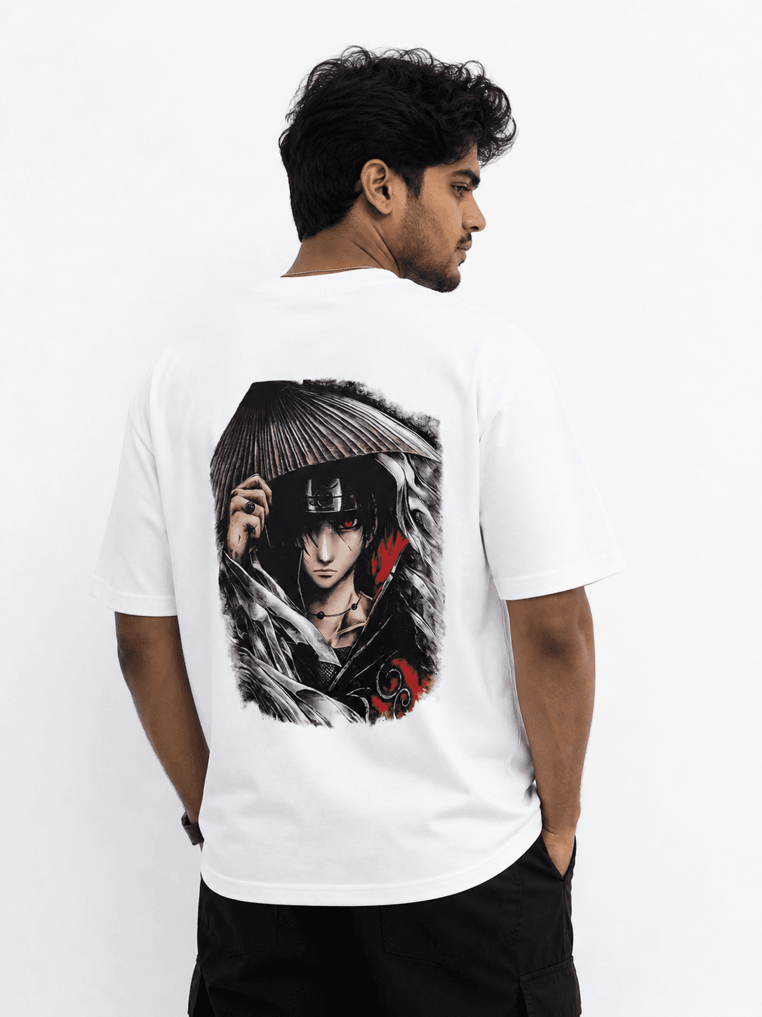 Rebel Stich Crimson Shadow Oversized Tee