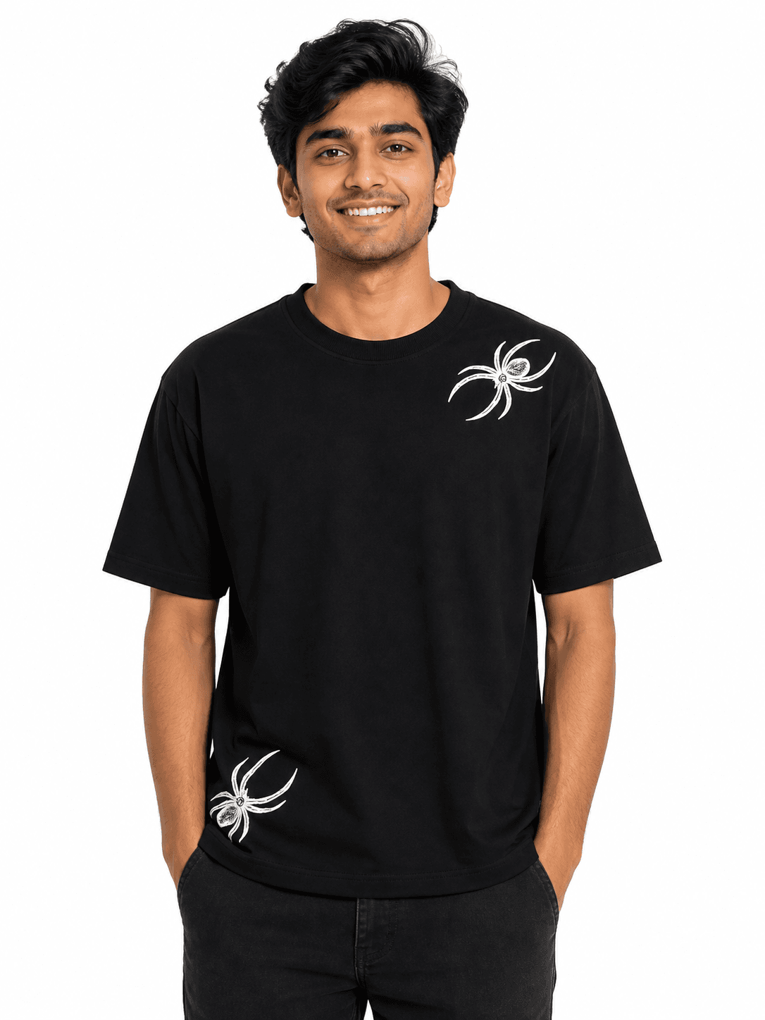 Rebel Stich Venom Web Oversized Tee