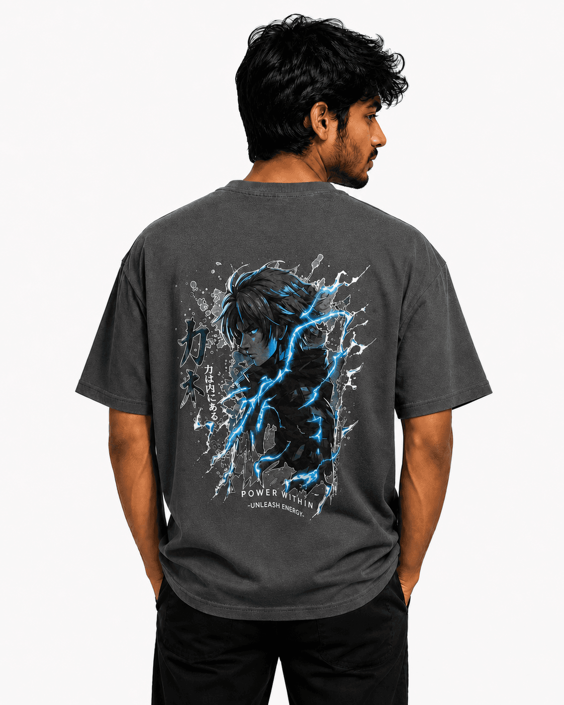 Rebel Stich Power Within Oversized Tee